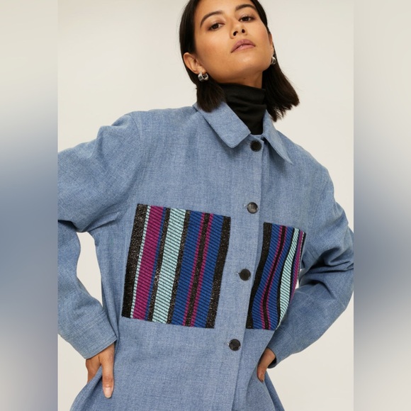 Benjamin Benmoyal Cassette Overshirt Jacket - Picture 5 of 6